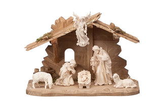 Rainell Nativity Set - 8 pieces - Tyrol Stable for Holy Family - 790704