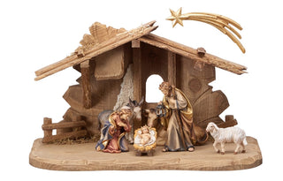 Rainell Nativity Set - 9 pieces - Tyrol Stable - 790705