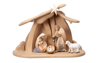 PEMA Nativity Set - 6 pieces - PEMA Stable for Holy Family - 795732