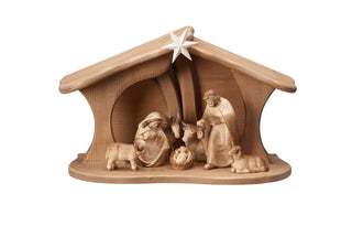 PEMA Nativity Set - 9 pieces - Luce Stable for Holy Family - 795753