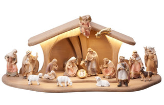 PEMA Nativity Set - 20 pieces - Luce Stable with LED - 795784