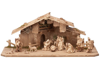 Mahlknecht Nativity Set - 14 pieces - Holy Night Stable - 797661