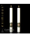 Christus Rex (Christ the King) Complementing Altar Candles