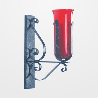 Wrought Iron Wall Sanctuary Lamp - 16"x3"x12" - 7X130W