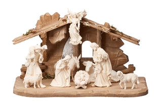 Kostner Nativity Set - 10 pieces - Tyrol Stable - 801712