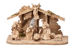 Kostner Nativity Set - 10 pieces - Tyrol Stable - 801712