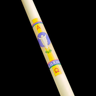 He is Risen Paschal Candle 2 1/4 x 48 (7) - 80307001