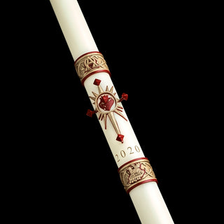 Sacred Heart Paschal Candle 3 x 36 (9) - 80863090