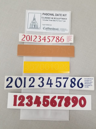 Replacement Date decals for Paschals - 80999100