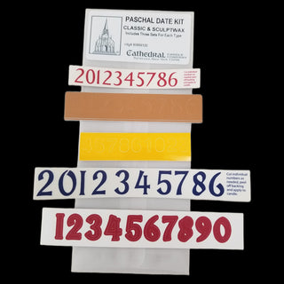 Extra Date Decals for CC-PASCHAL Candles - Classic & Sculptwax - 80999100
