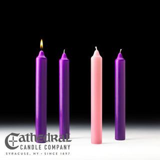 Church Advent Candle Set - C-CHURCH-ADVENT