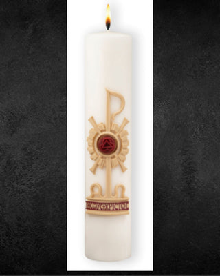 84601001 Holy Trinity Christ Candle