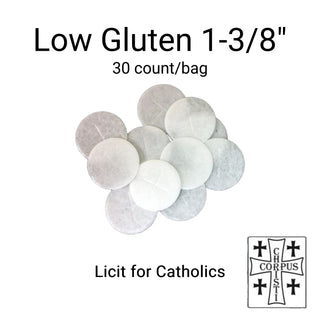 Low Gluten 1-3/8" Altar Bread - 30 / Bag - 848941000761