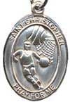 8502SS/20S Basketball St. Christopher SS Medal