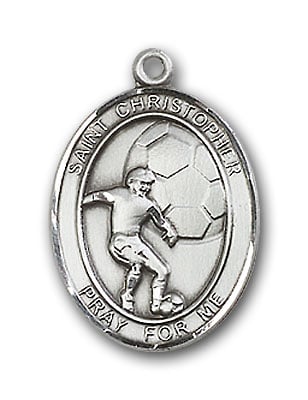 8503SS/20S Soccer St. Christopher SS Medal