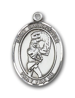 8507SS/20S Softball (Girl) St. Christopher SS Medal