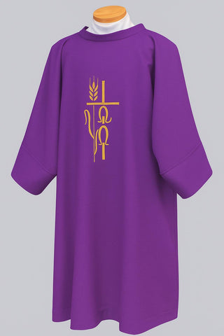 ALPHA & OMEGA W/WHEAT - D850-DALMATIC
