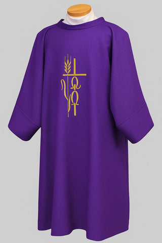 ALPHA & OMEGA W/WHEAT - D850-DALMATIC