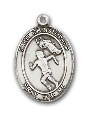 8510SS/20S Track & Field (Girl) St. Christopher SS Medal