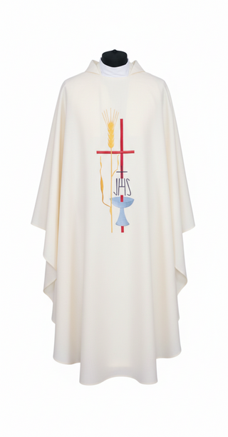 CROSS CHALICE & WHEAT CHASUBLE - 857CHASUBLE