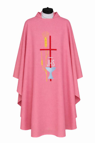 CROSS CHALICE & WHEAT CHASUBLE - 857CHASUBLE