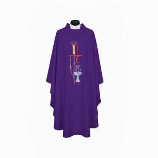 CROSS CHALICE & WHEAT CHASUBLE - 857CHASUBLE