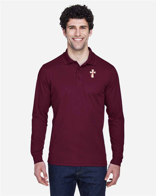 Men's Pinnacle Long Sleeve Pique Polo - CC08-88192
