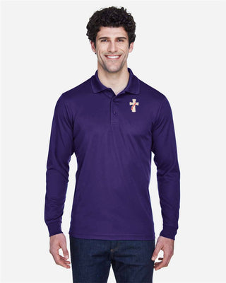Men's Pinnacle Long Sleeve Pique Polo - CC08-88192