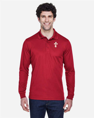 Men's Pinnacle Long Sleeve Pique Polo - CC08-88192