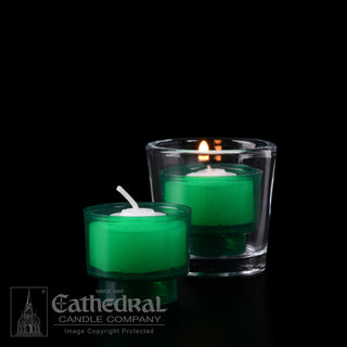 88344602 Green EZ lite 4HR votive