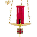 Hanging Sanctuary Lamp with Bracket and 3' Chain - 90 HSL 13 W/B