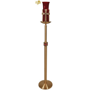 Floor Sanctuary Lamp - 53" Height - Combination Finish - 90 SSL 13