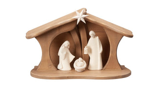 Leonardo Nativity Set - 5 pieces - Luce Stable for Holy Family - 910752