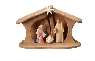 Leonardo Nativity Set - 5 pieces - Luce Stable for Holy Family - 910752