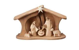 Leonardo Nativity Set - 9 pieces - Luce Stable for Holy Family - 910753