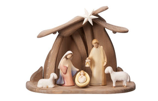Leonardo Nativity Set - 7 pieces - Stable for Holy Family - 910855