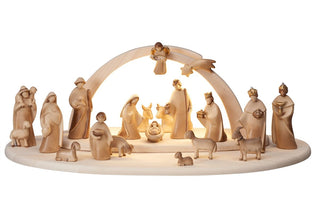 Leonardo Nativity Set - 21 pieces - Leonardo Stable with Lighting - 910871