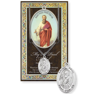 St. Paul Pewter Medal - 24" Chain - 950-512