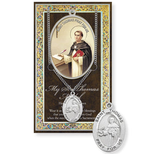 St. Thomas Pewter Medal - 24" Chain - 950-552