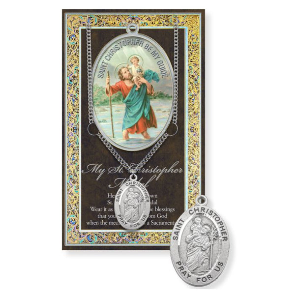 ST. CHRISTOPHER W/ 24" CHAIN - 950-620