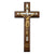 10" Wedding Wall-Mount Crucifix - Walnut Cross, Gold Corpus - 95M-10PW1
