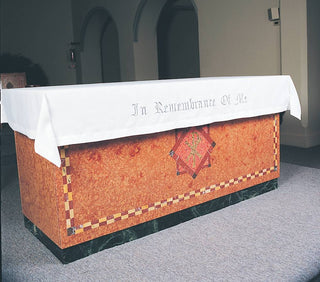 IN REMEMBRANCE OF ME TABLE COVER - 970-G-TABLE-COVER