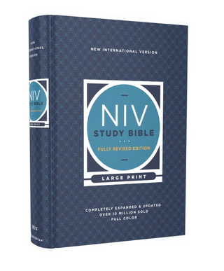 NIV STUDY BIBLE REVISED LARGE PRINT HARDCOVER - 9780310449164