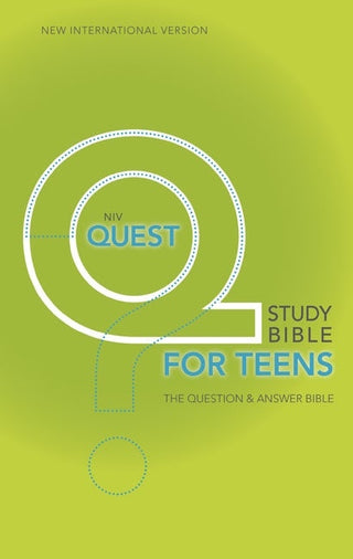 NIV Quest Study Bible for Teens Hardcover - 9780310941767