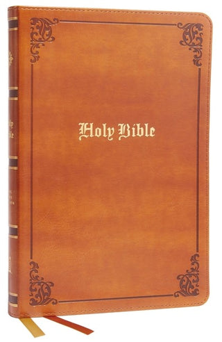 KJV HOLY BIBLE LARGE PRINT THINLINE TAN  - 9780785241928