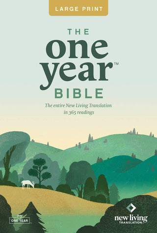 The One Year Bible NLT, Large Print Thinline Edition - 9781414312446