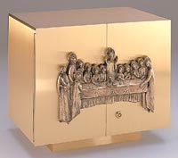 Tabernacle -  Last Supper Motif - Double Independent Pivot Doors - 97 TAB 12