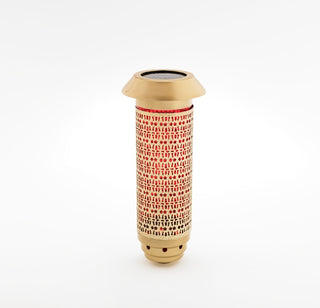 Solar - Gold with Red - With Filigree with Stake - 9875PCF