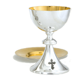 Chalice with 6 3/4" Well Paten Brite-Star Finish - A-751BS