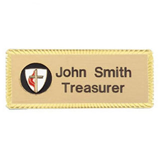 UNITED METHODIST MINISTRY BADGE - B-101-BADGE